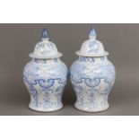 Paar chinesische Porzellan Deckel-/Vorratsgefäße