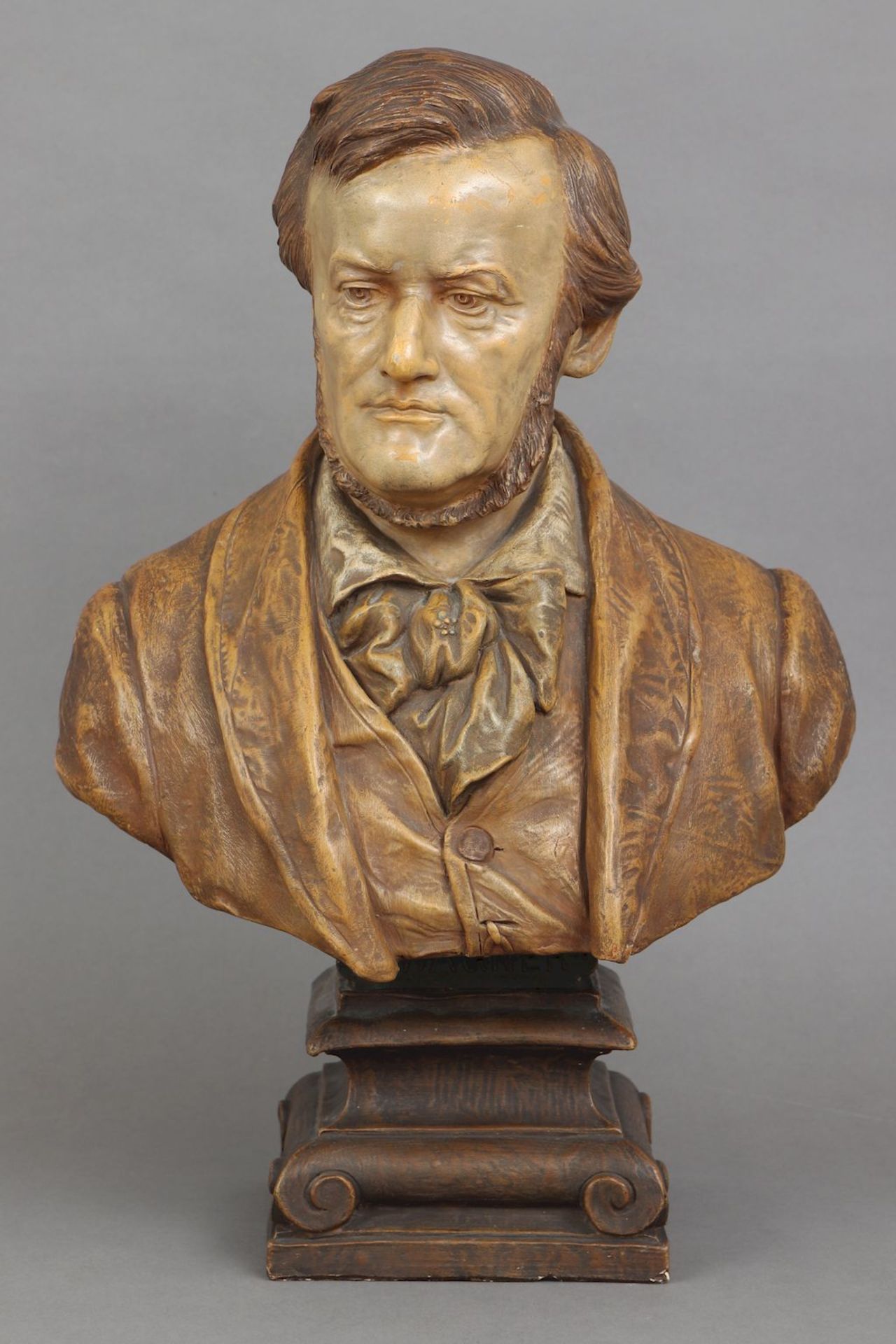 GOLDSCHEIDER Wien, Keramikbüste Richard Wagner - Bild 2 aus 5