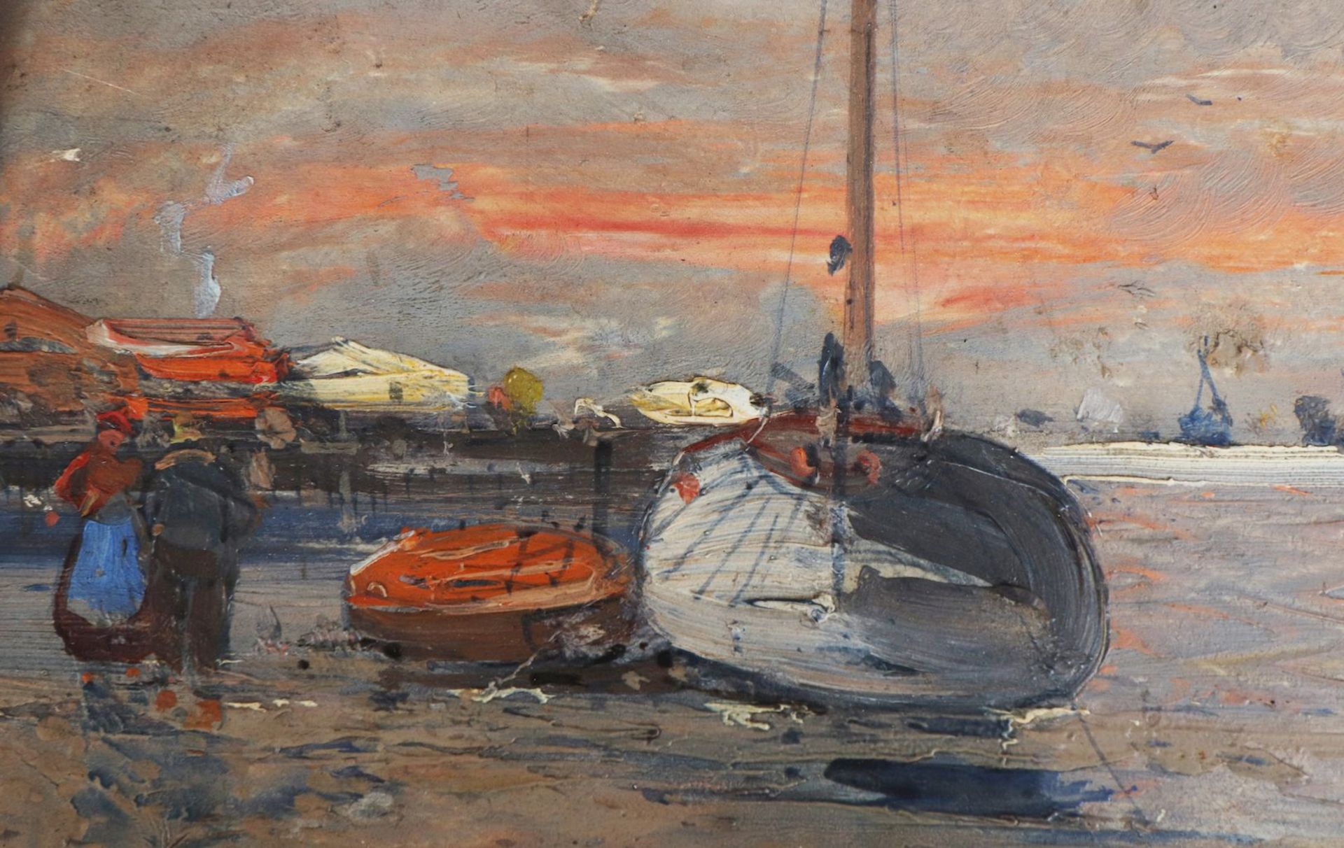 Wohl Umfeld EUGENE BOUDIN (1824 Honfleur - 1898 Deauville) - Bild 2 aus 3