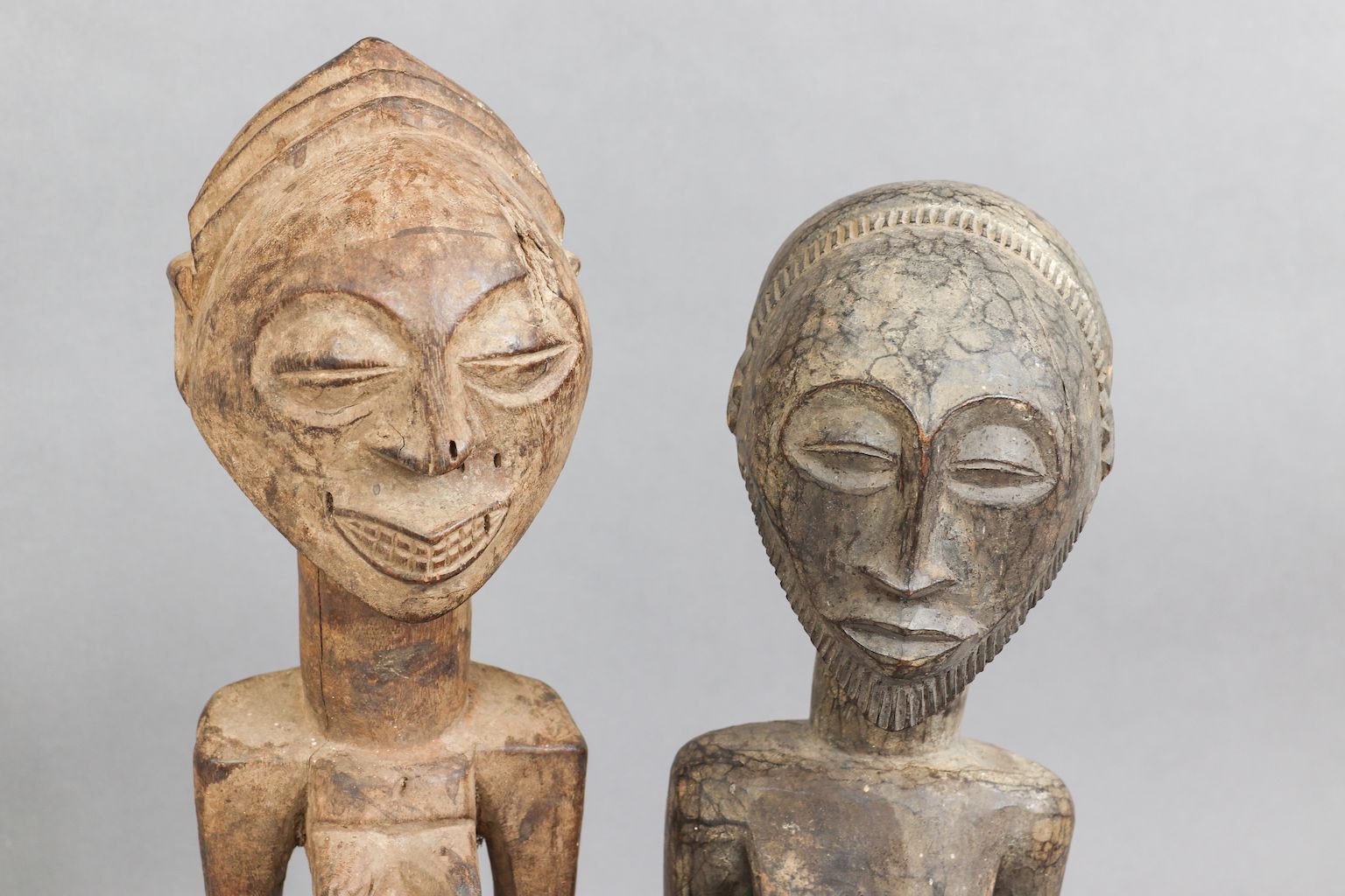 2 afrikanische Fruchtbarkeitsfiguren der Songye, Kongo - Image 4 of 5
