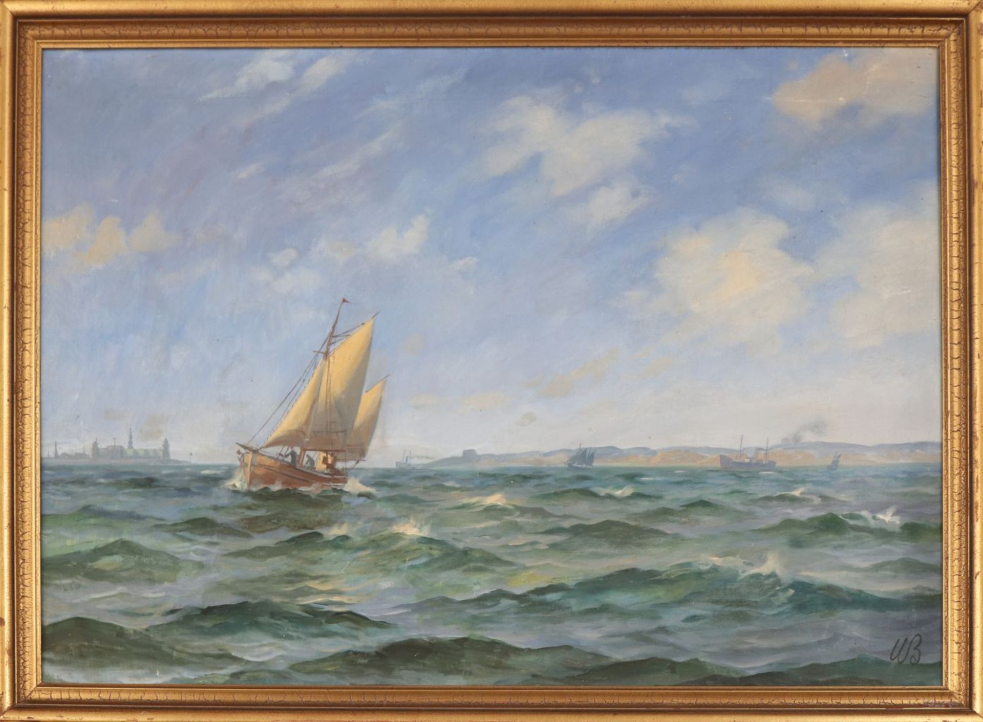 WILLY BILLE (1889 - 1944, dänischer Marinemaler)