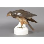 PASSAU Porzellanfigur ¨Adler auf Fels sitzend¨