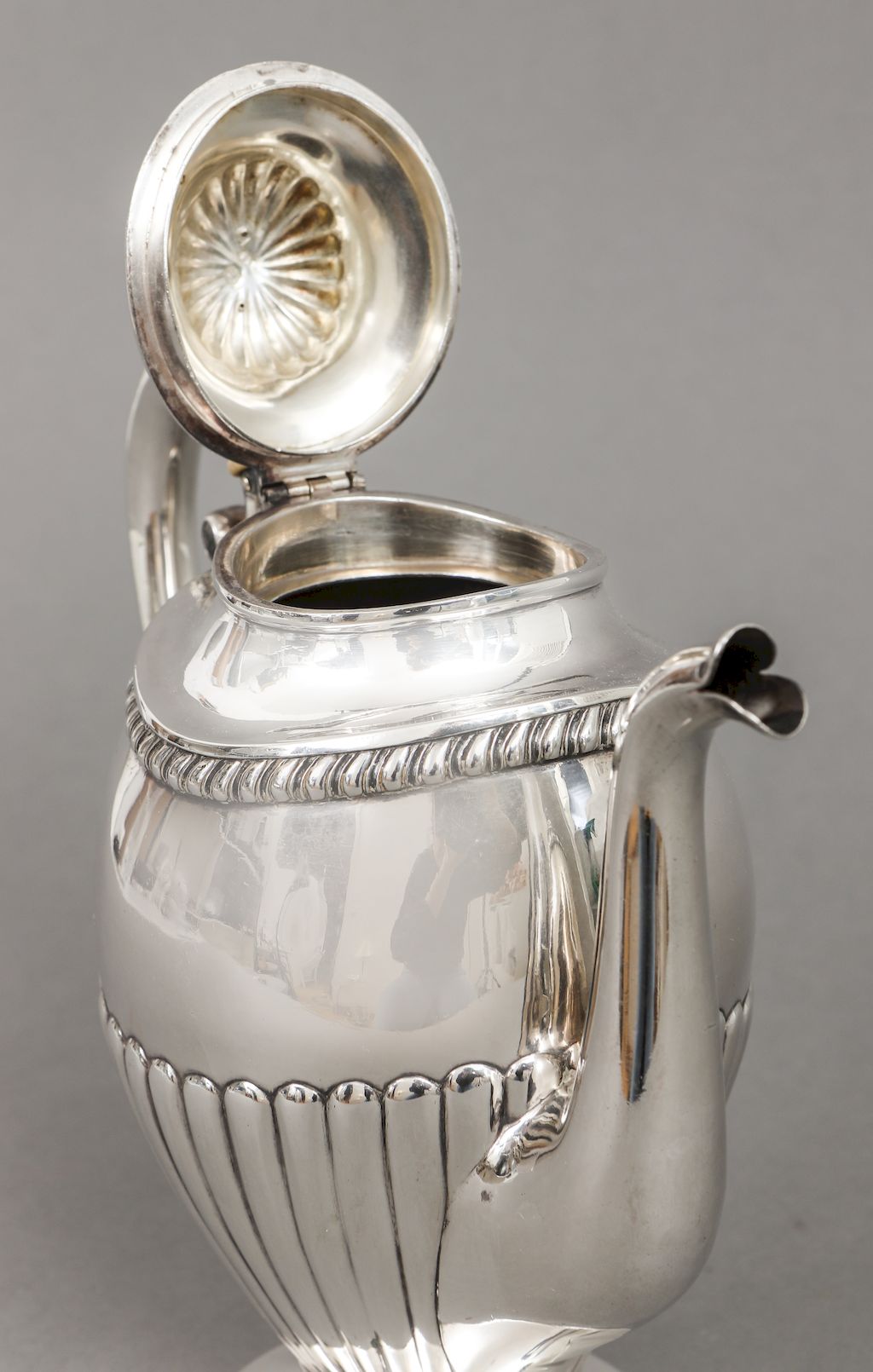 Russische Silber Kaffeekanne, 19. Jhdt. - Image 3 of 4