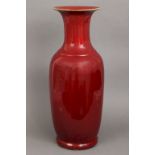 Große chinesische ¨sange-de-boeuf¨(Ochsenblut) Vase
