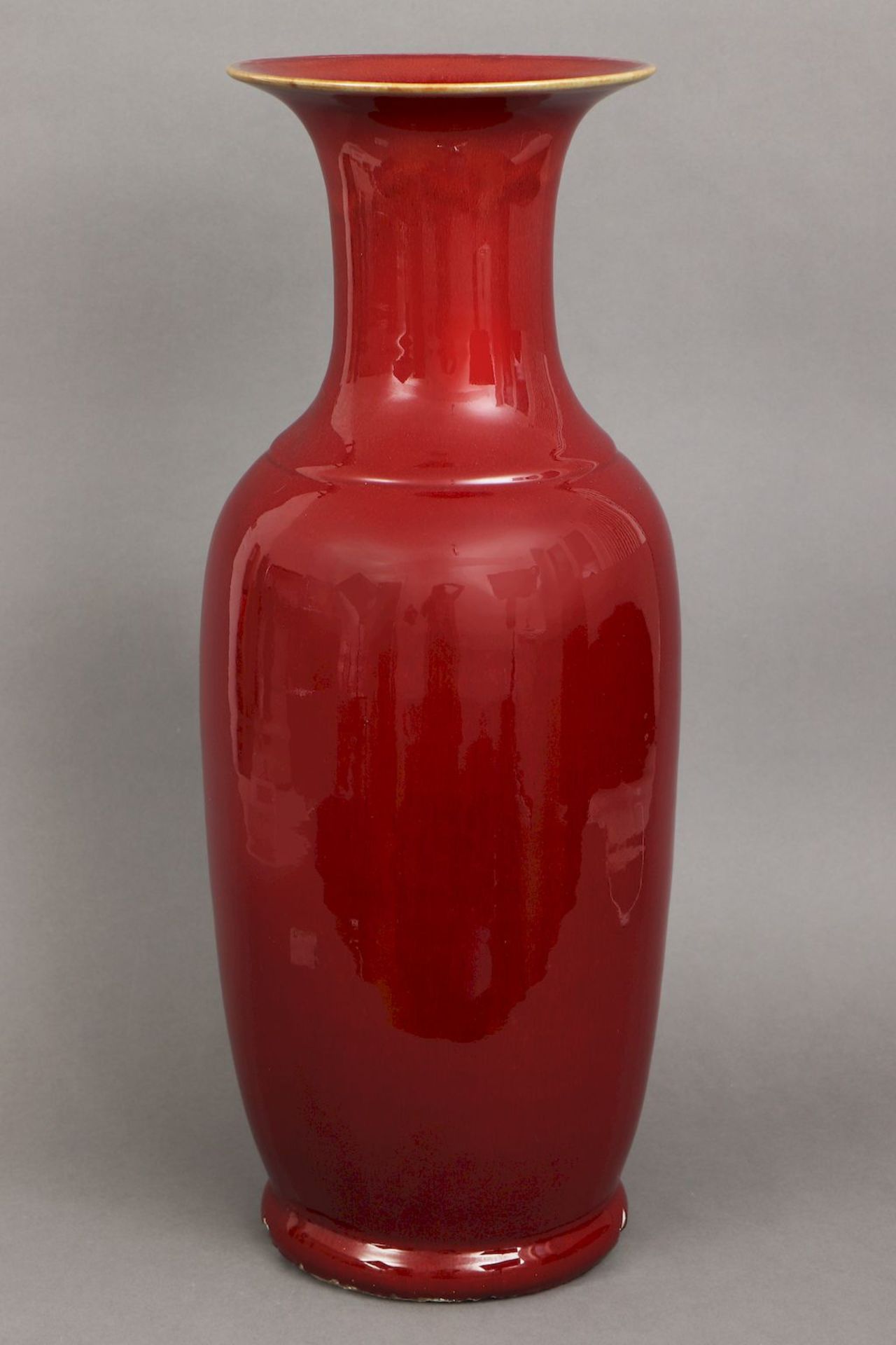 Große chinesische ¨sange-de-boeuf¨(Ochsenblut) Vase