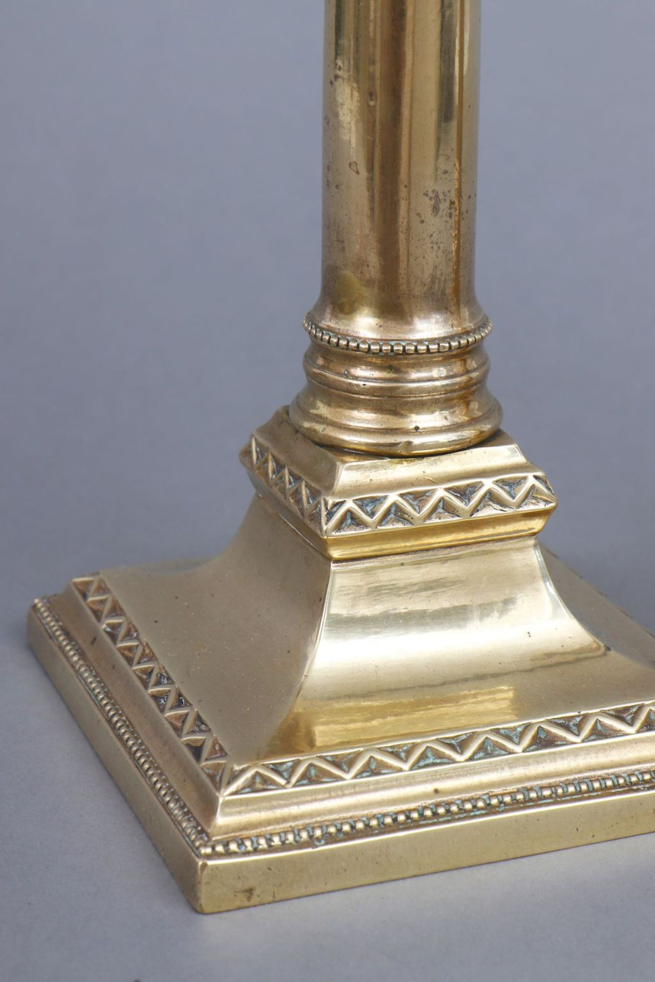 Paar Bronze Kerzenleuchter ¨Empire¨ - Image 4 of 4