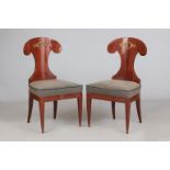 Paar Stühle des Biedermeier