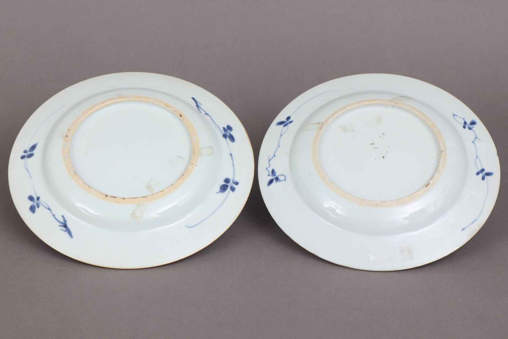 Paar chinesische Porzellanteller - Bild 3 aus 3