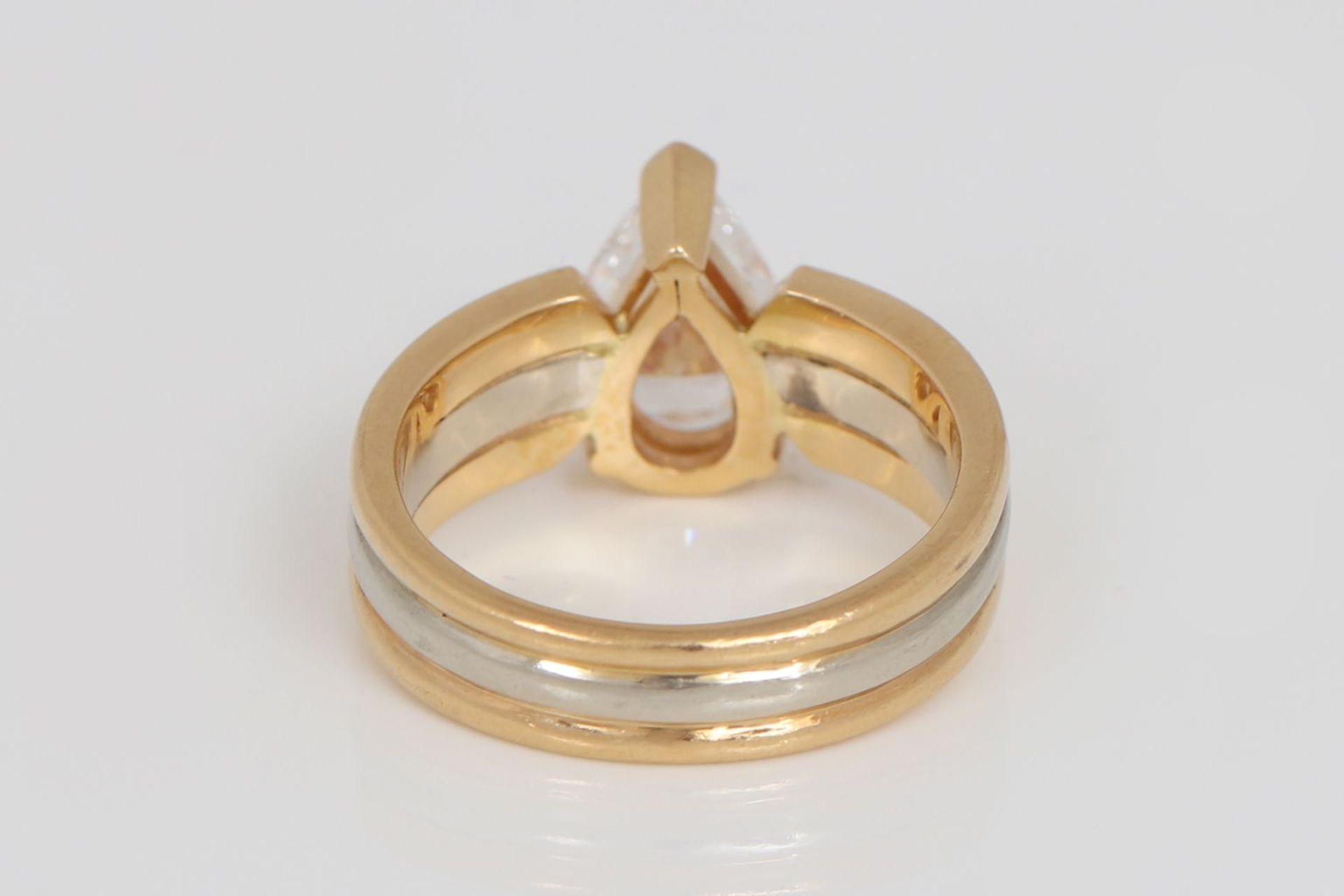 Ring mit tropfenförmigem Diamant - Image 3 of 3