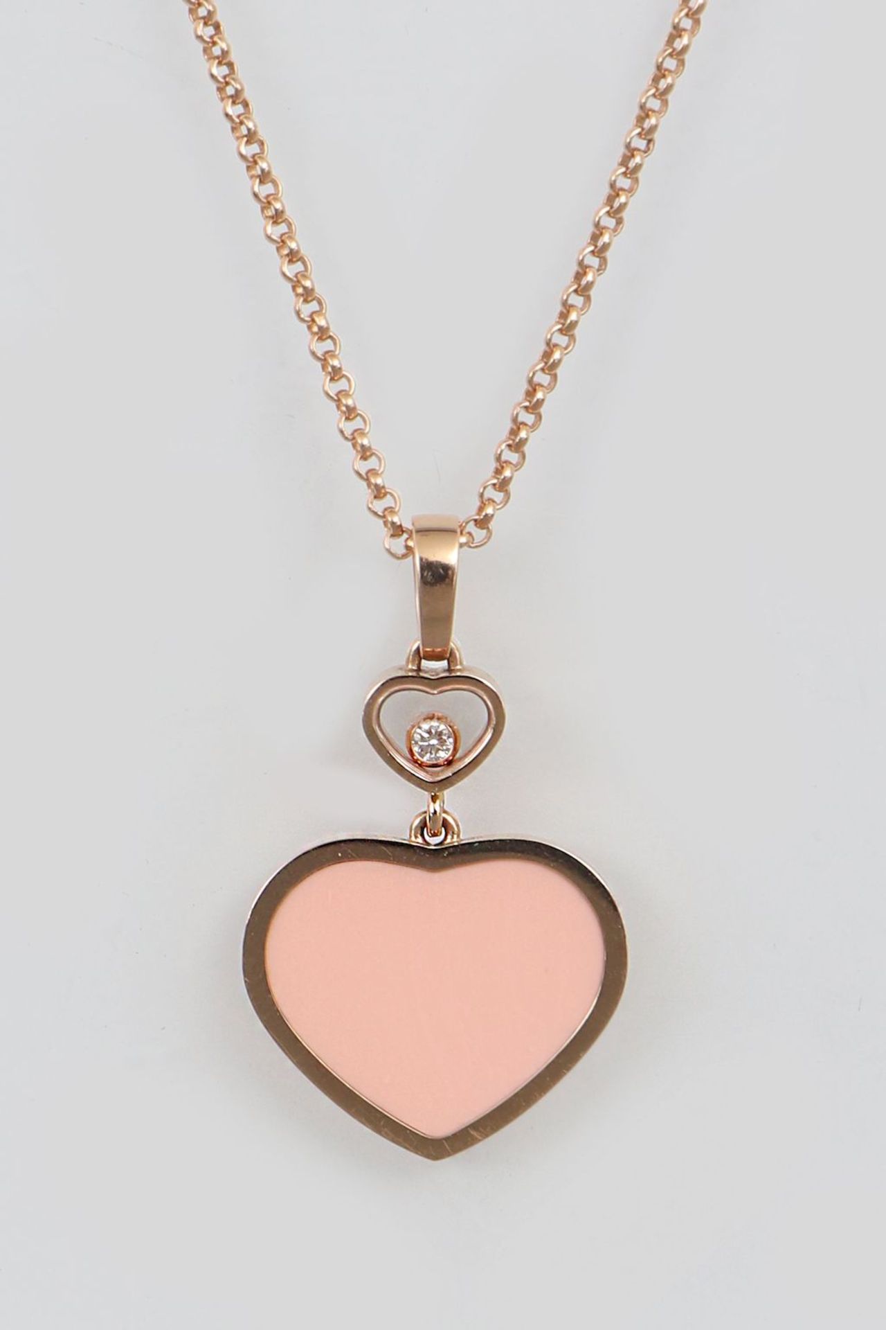 CHOPARD Kette mit Anhänger Happy Hearts