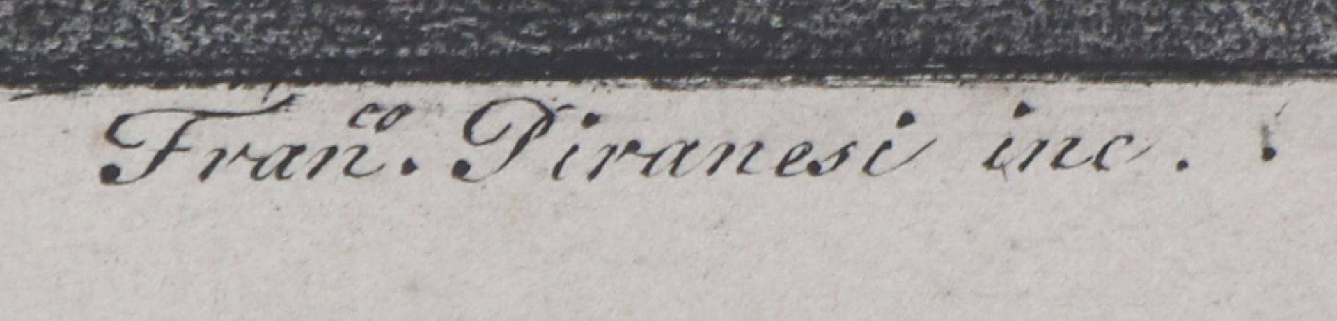 GIOVANNI BATTISTA PIRANESI (1720 wohl Mogliano bei Mestre - 1778 Rom)Kupferstich, ¨Fuoco artificiale - Bild 3 aus 6