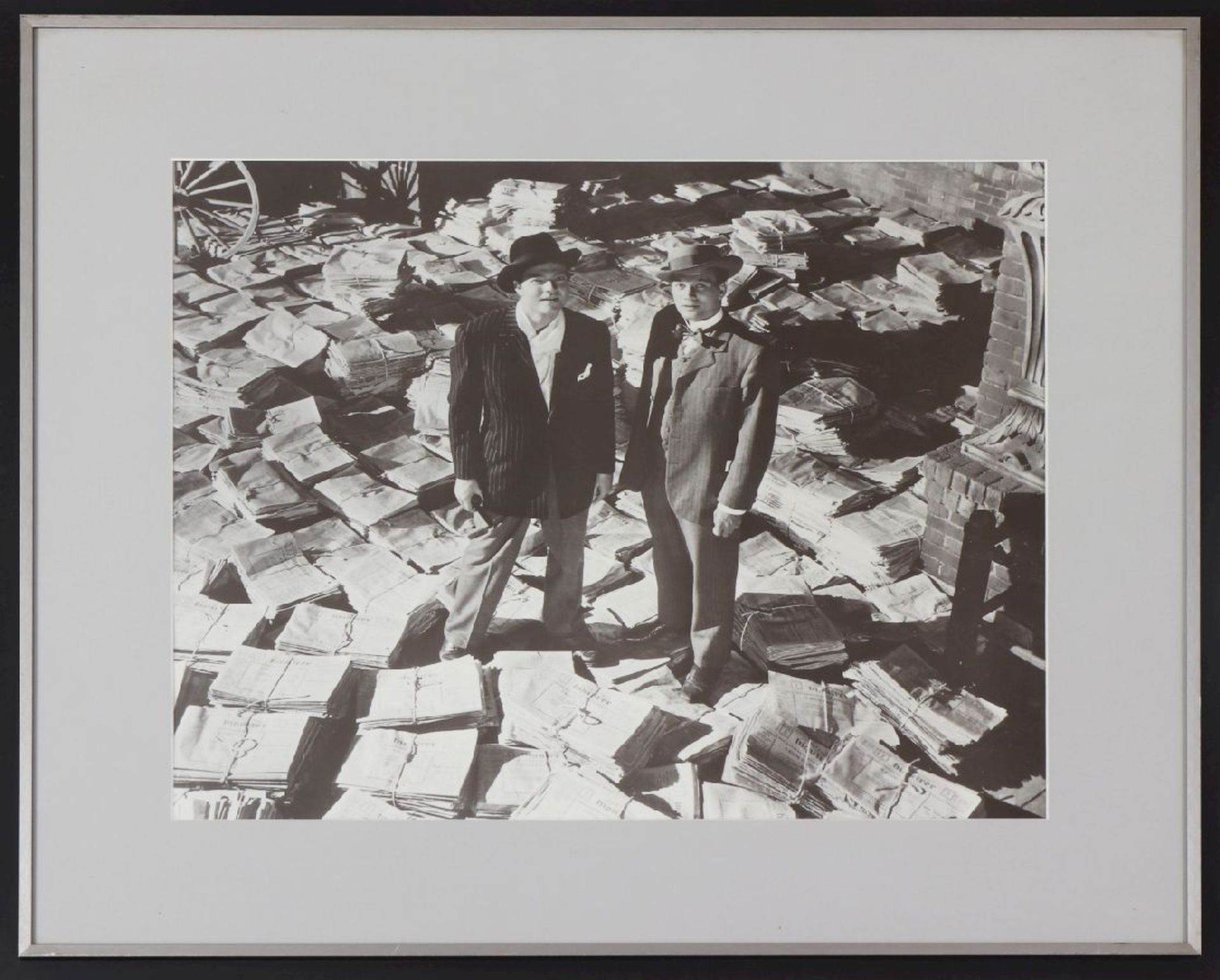 UNBEKANNTER FOTOGRAFSchwarzweiß-Fotografie, ¨Orson Welles und Joseph Cotten in Citizen Kane (Film-