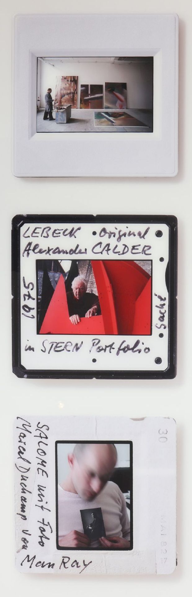 ROBERT LEBECK (1929 Berlin - 2014 ebenda)Collage mit 12 bekannten Künstler-Fotoporträts (u.a. Beuys, - Image 2 of 5
