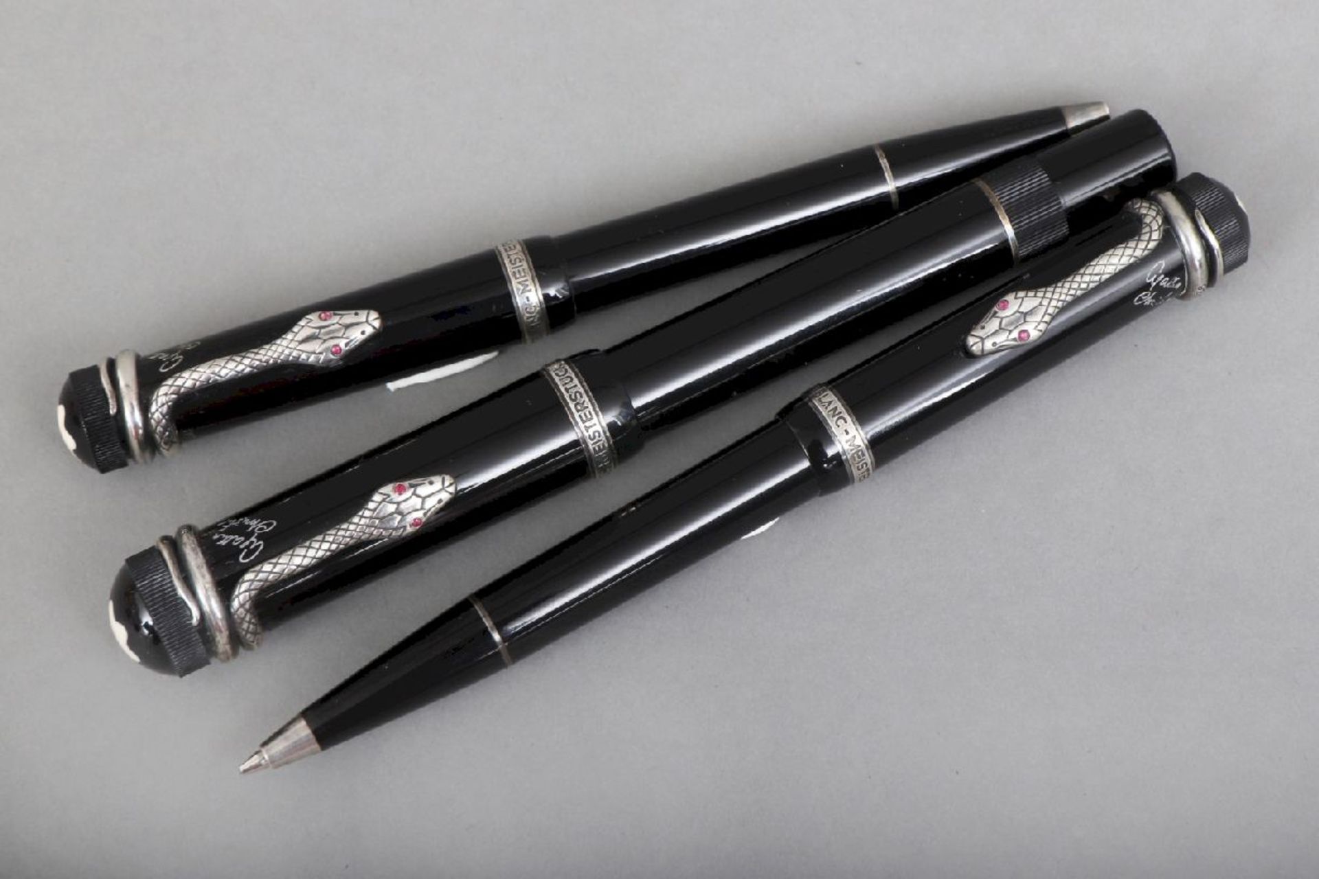 MONTBLANC Writers Edition ¨Agatha Christie¨ (1993)3-teiliges Set, bestehend aus 1 - Image 3 of 6