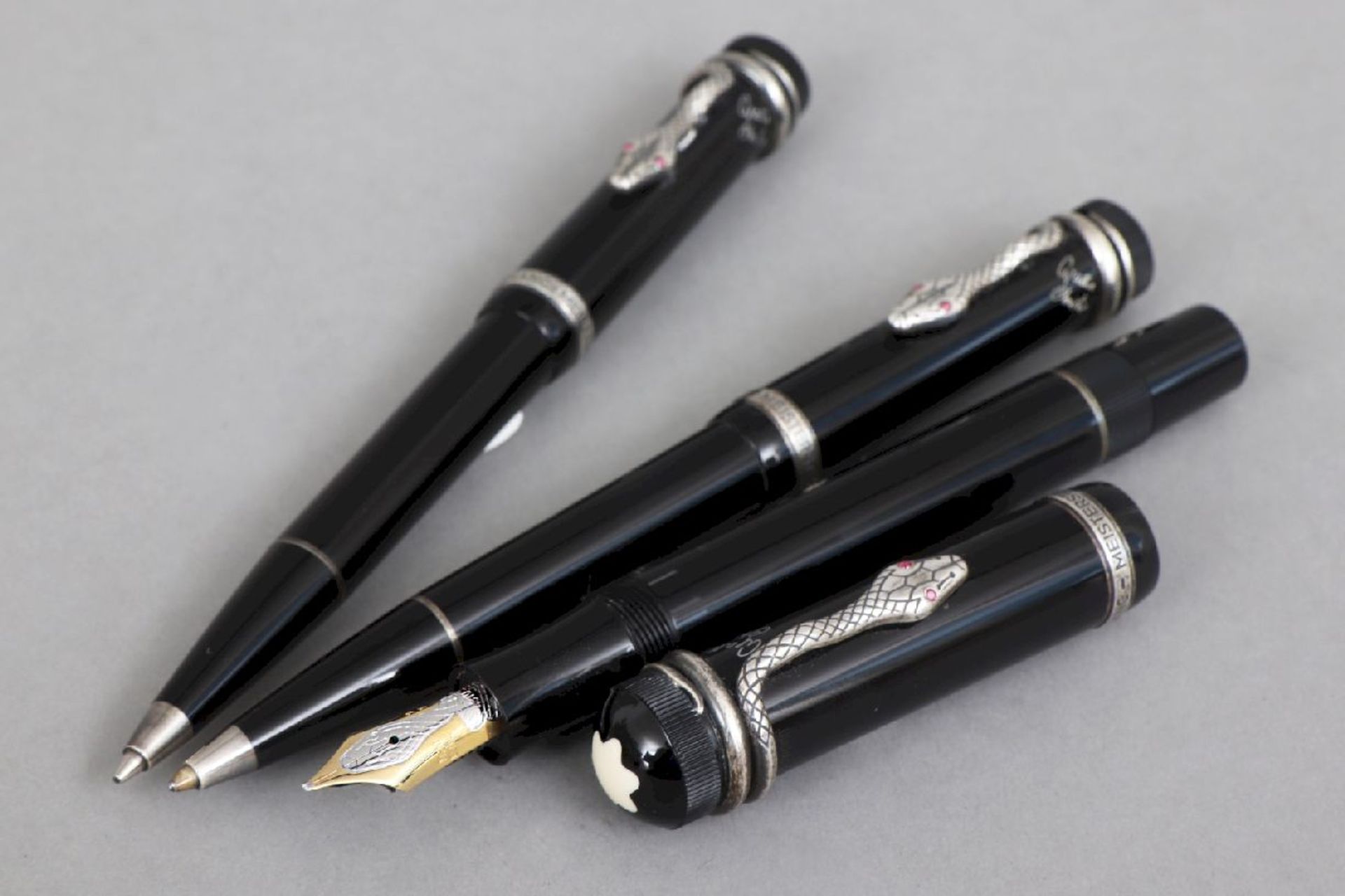 MONTBLANC Writers Edition ¨Agatha Christie¨ (1993)3-teiliges Set, bestehend aus 1 - Image 5 of 6