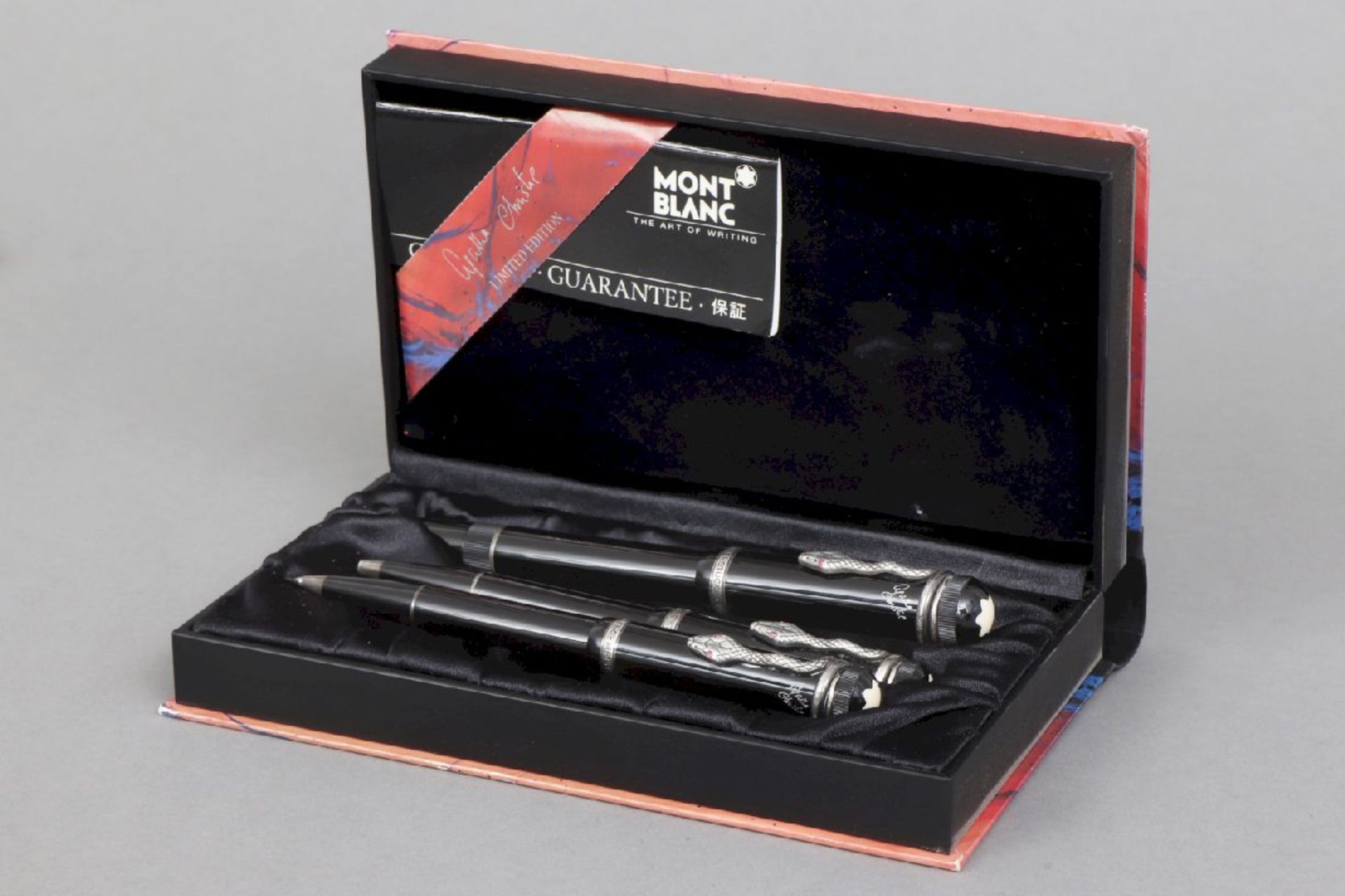 MONTBLANC Writers Edition ¨Agatha Christie¨ (1993)3-teiliges Set, bestehend aus 1 - Image 6 of 6