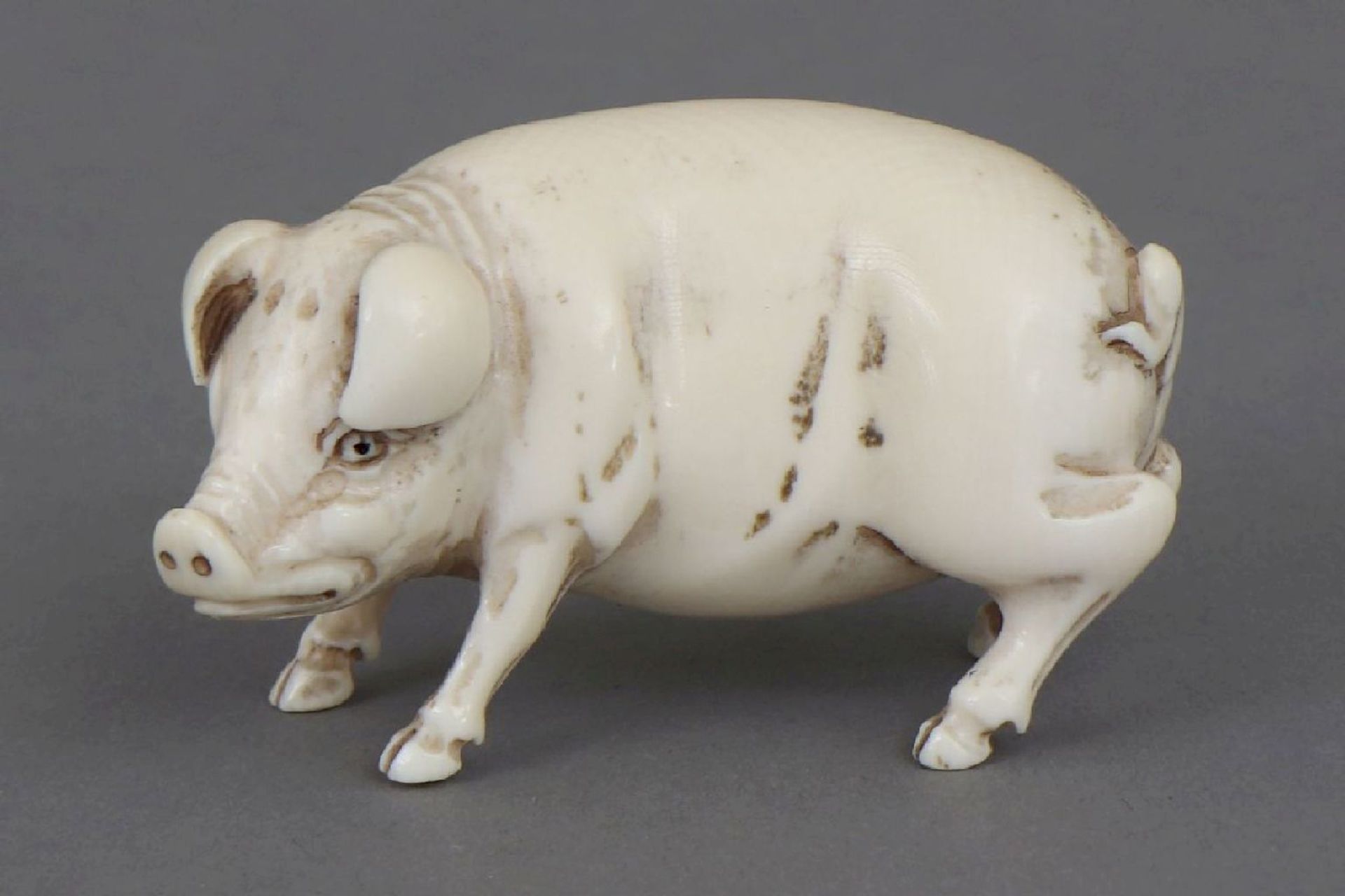 Japanische Netsuke ¨Schwein¨