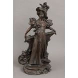 ALPHONSE HENRI NELSON (1854-1919), Bronzefigur