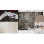 ANTONI TAPIES (1923 Barcelona - 2012 ebenda) Ausstellungs-Broschüre ¨Graffiti¨