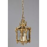 Flurampel/Deckenlampe im Stile des 19. Jahrhunderts