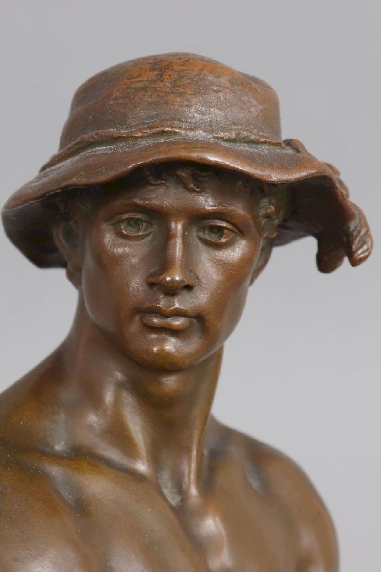 CHARLES OCTAVE LEVY (1820-1899) Bronzefigur ¨Faneur¨ - Image 4 of 5