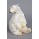 NYMPHENBURG Porzellanfigur ¨Eisbär¨