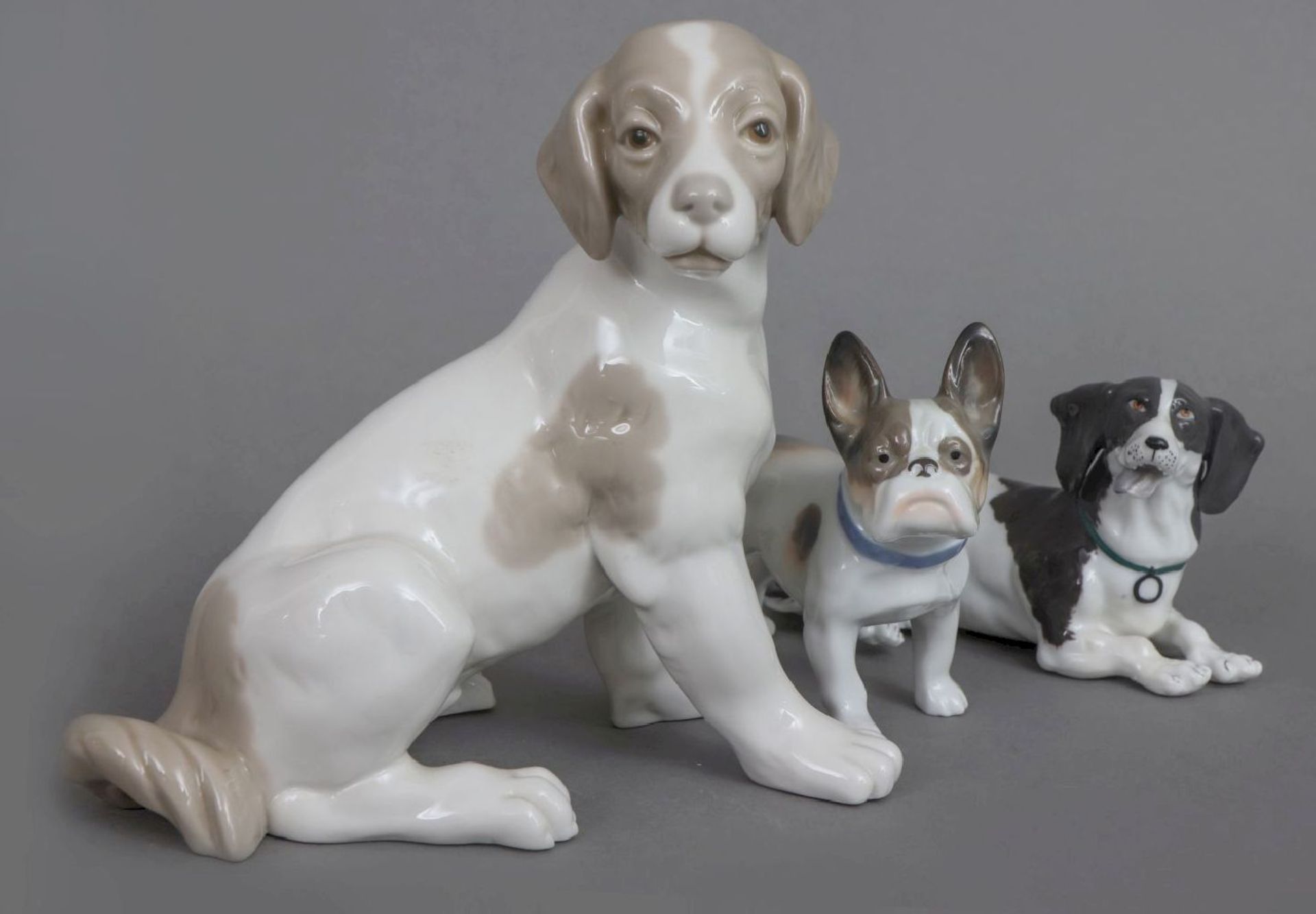 3 Porzellanfiguren ¨Hunde¨ - Image 3 of 7