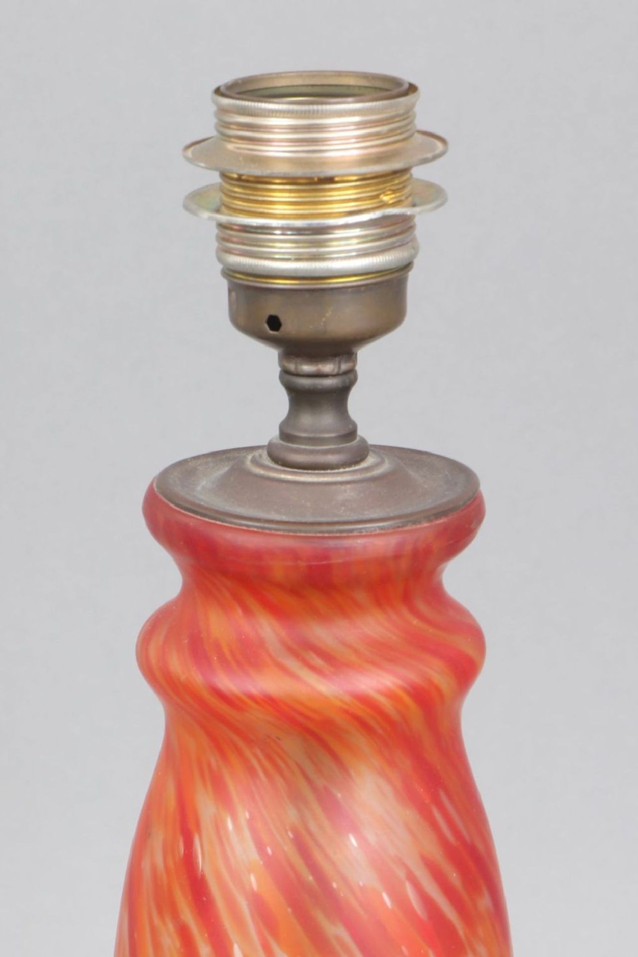Paar Tischlampen mit Glasfüßen im Stile DAUM, Nancy - Image 4 of 4