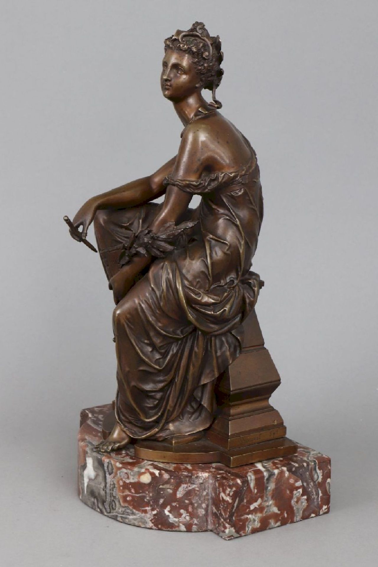 Eutrope BOURET (1833-1906), Bronzefigur - Image 2 of 4