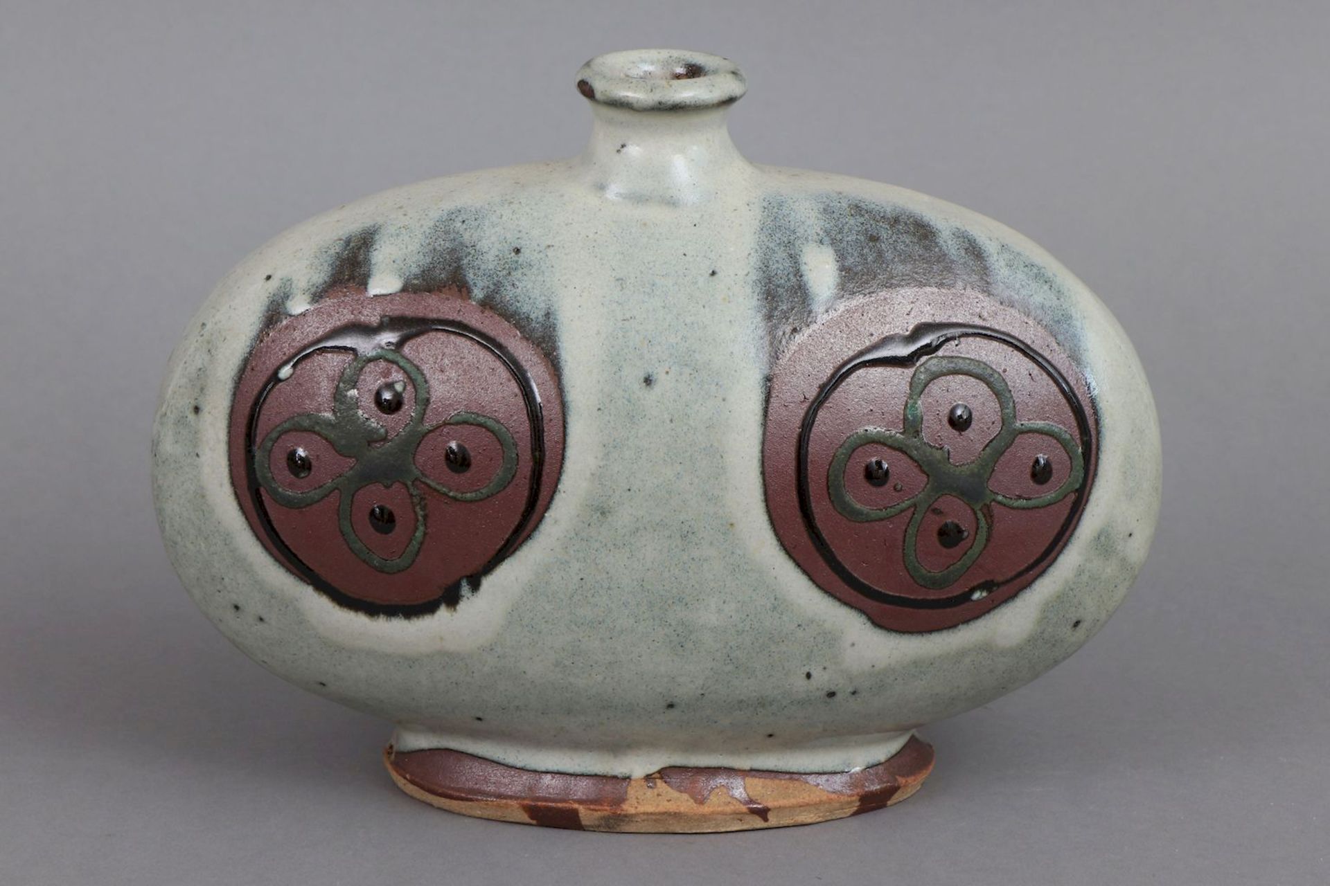 Japanisches Mashiko Keramik-Vasengefäß