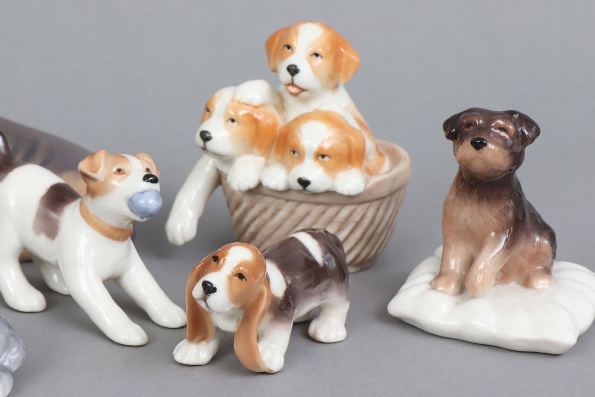 10 ROYAL COPENHAGEN Porzellanfiguren ¨Hunde¨ - Bild 4 aus 4