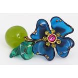 CHRISTIAN LACROIX Modeschmuck-Brosche