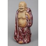 Chinesische Mud-Man Figur des lächelnden Buddhas