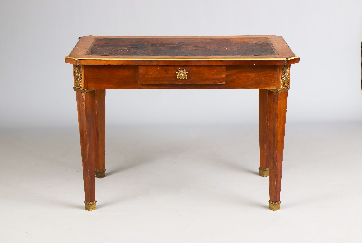Bureau plat (Schreibtisch) des 19. Jahrhunderts im Stile des Directoire