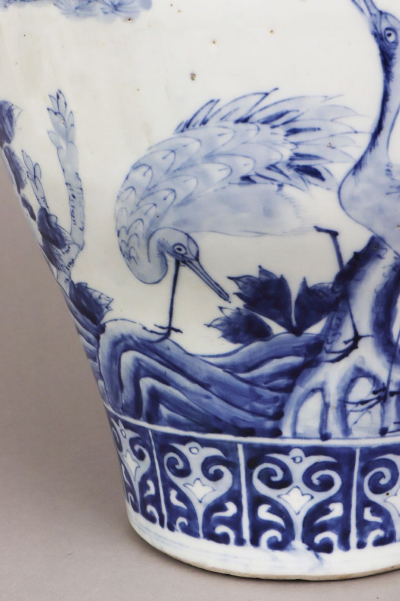 Chinesische Porzellanvase mit Blaumalerei - Image 2 of 7