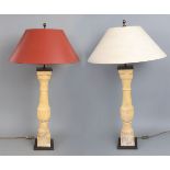 Paar Tischlampen des 19. Jahrhunderts