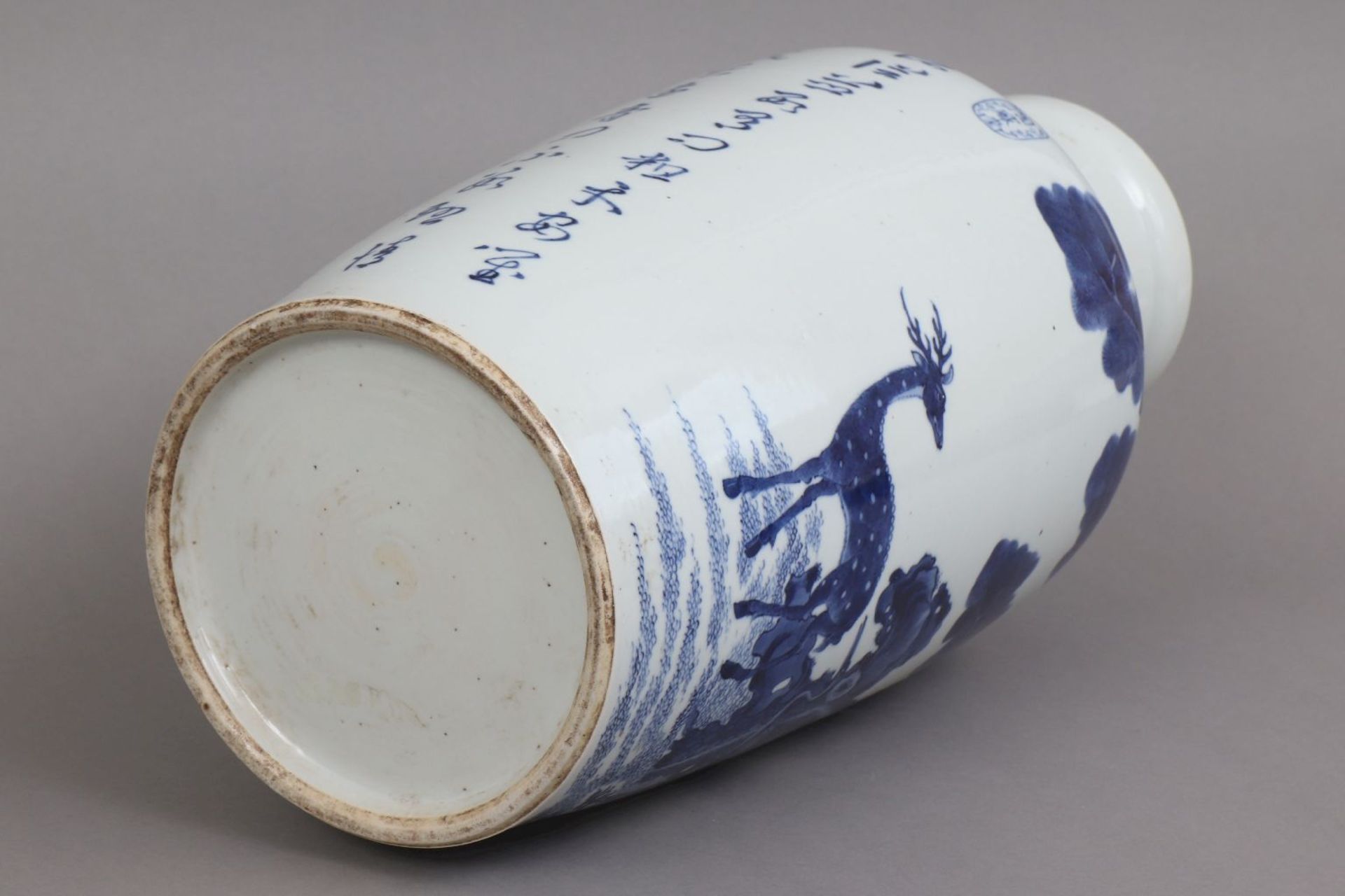 Chinesische Vase mit Blaumalerei - Image 3 of 6