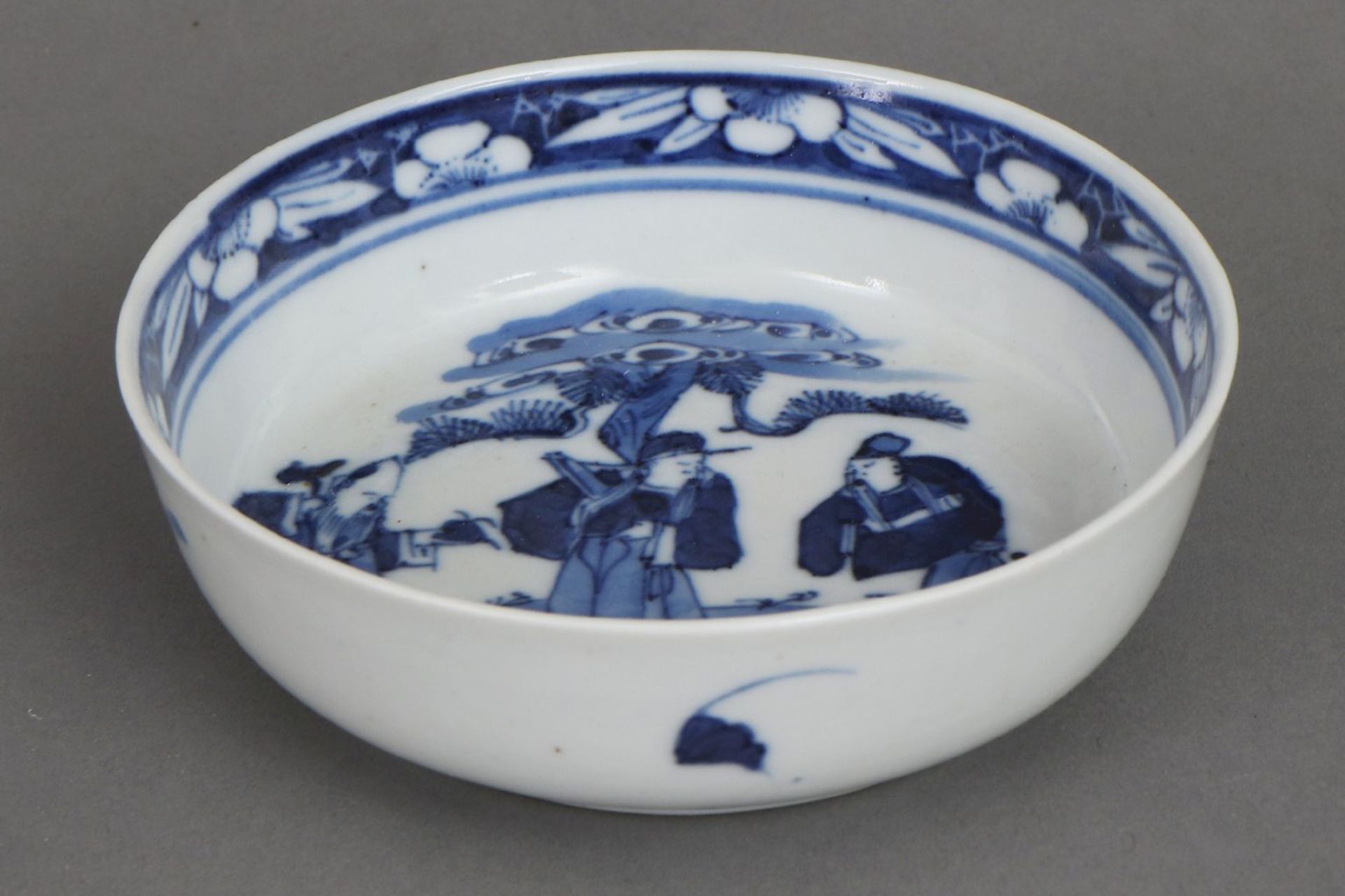 Chinesisches Porzellan-Schälchen mit Blaumalerei - Image 2 of 5