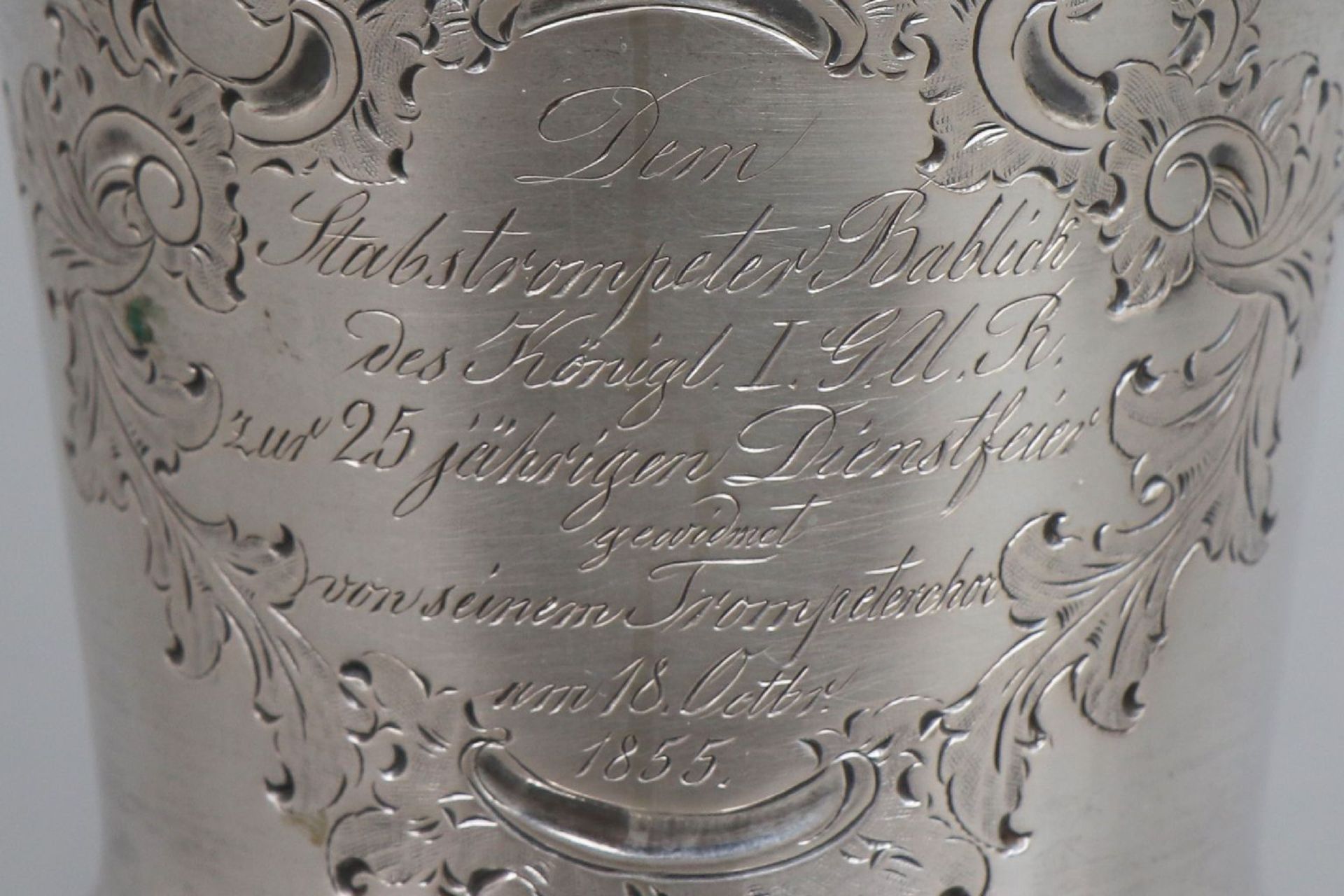 Silber-Pokal des 19. Jahrhunderts - Image 3 of 4