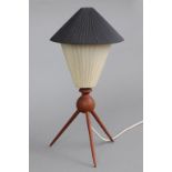 Kleine Tischlampe der 1950er/60er Jahre