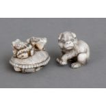 2 japanische Netsuke