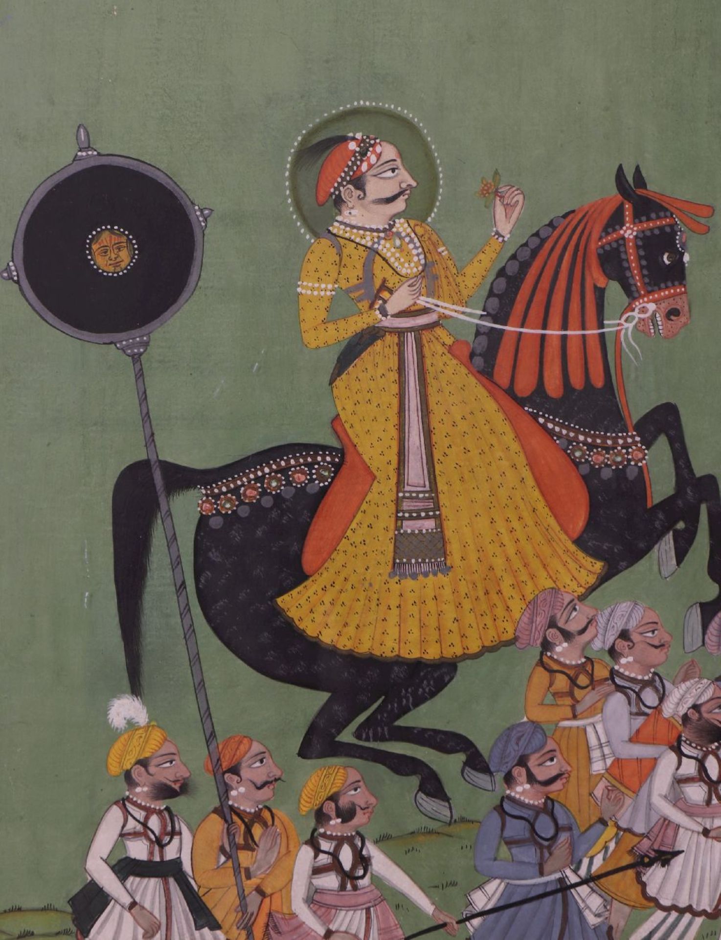 Indische Temperamalerei des 18./19. Jahrhunderts - Image 3 of 3
