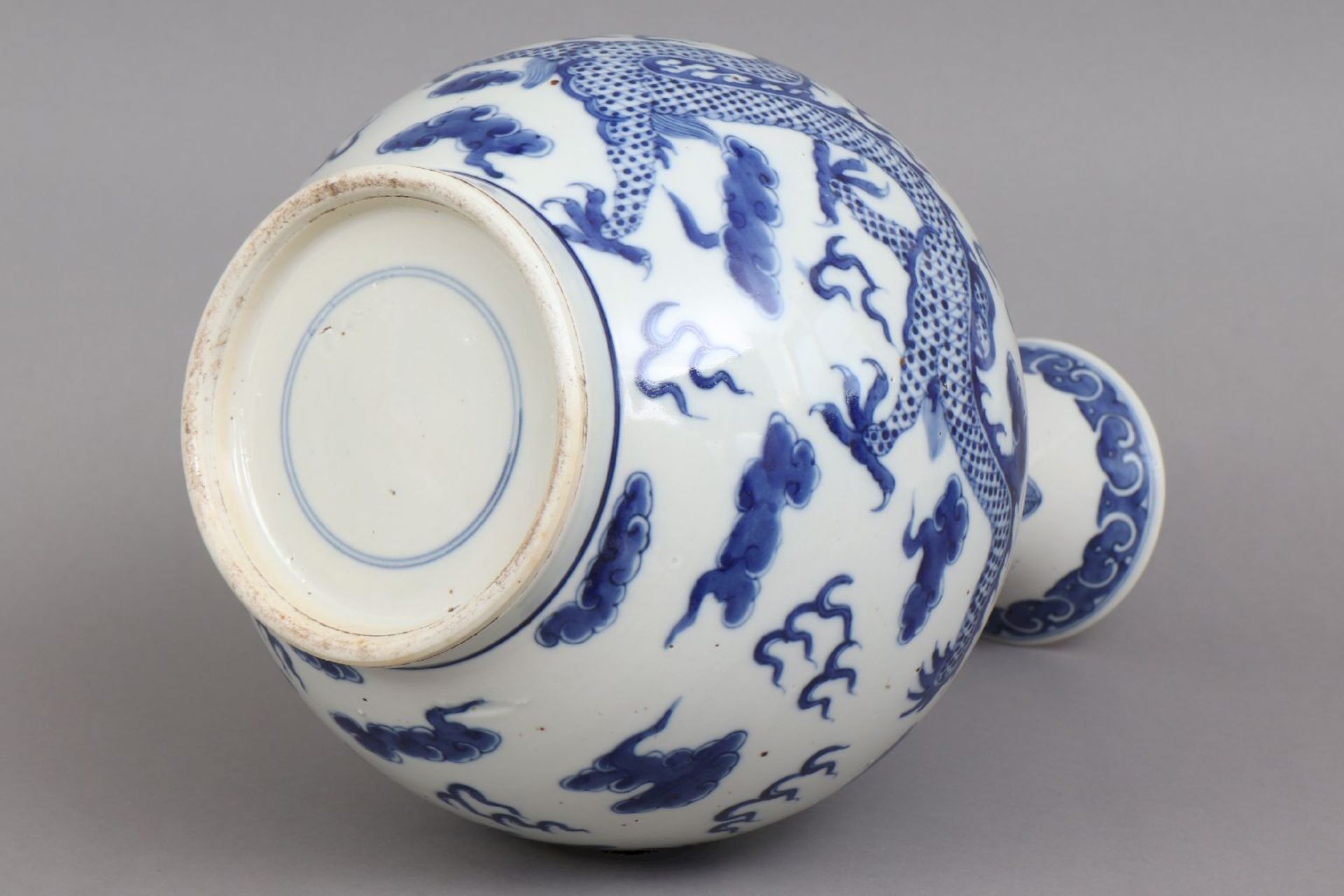 Chinesische Vase mit Blaumalerei - Image 3 of 5