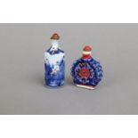 2 asiatische Snuff-bottles