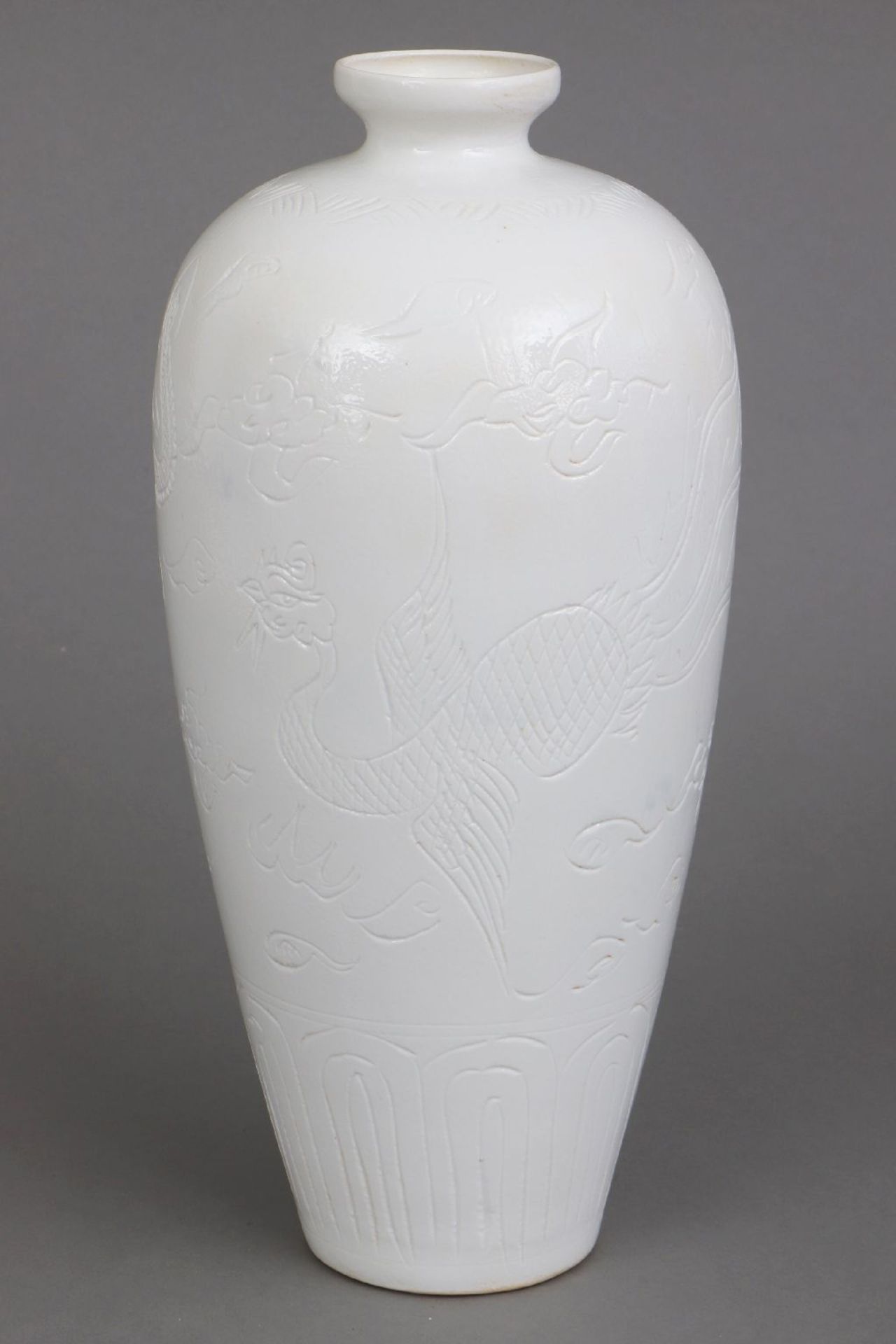 Chinesische Porzellanvase mit egg-shell Glasur - Image 2 of 7