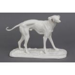 Wohl NYMPHENBURG Porzellanfigur ¨Windhund¨