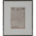 Handschrift König Friedrichs in Preußen
