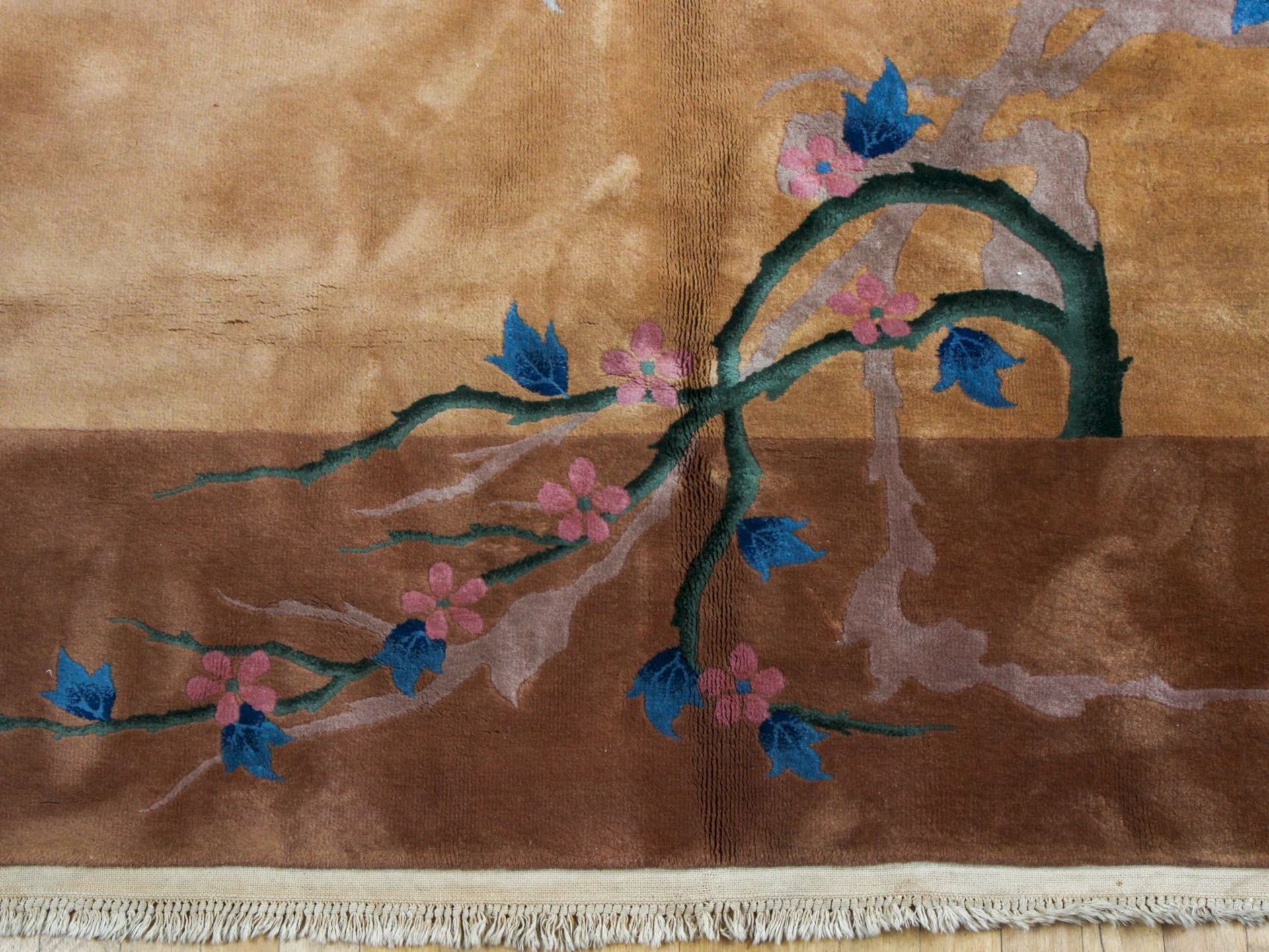 Chinesischer Teppich (sogenannter ¨gold chinese¨) - Image 2 of 2