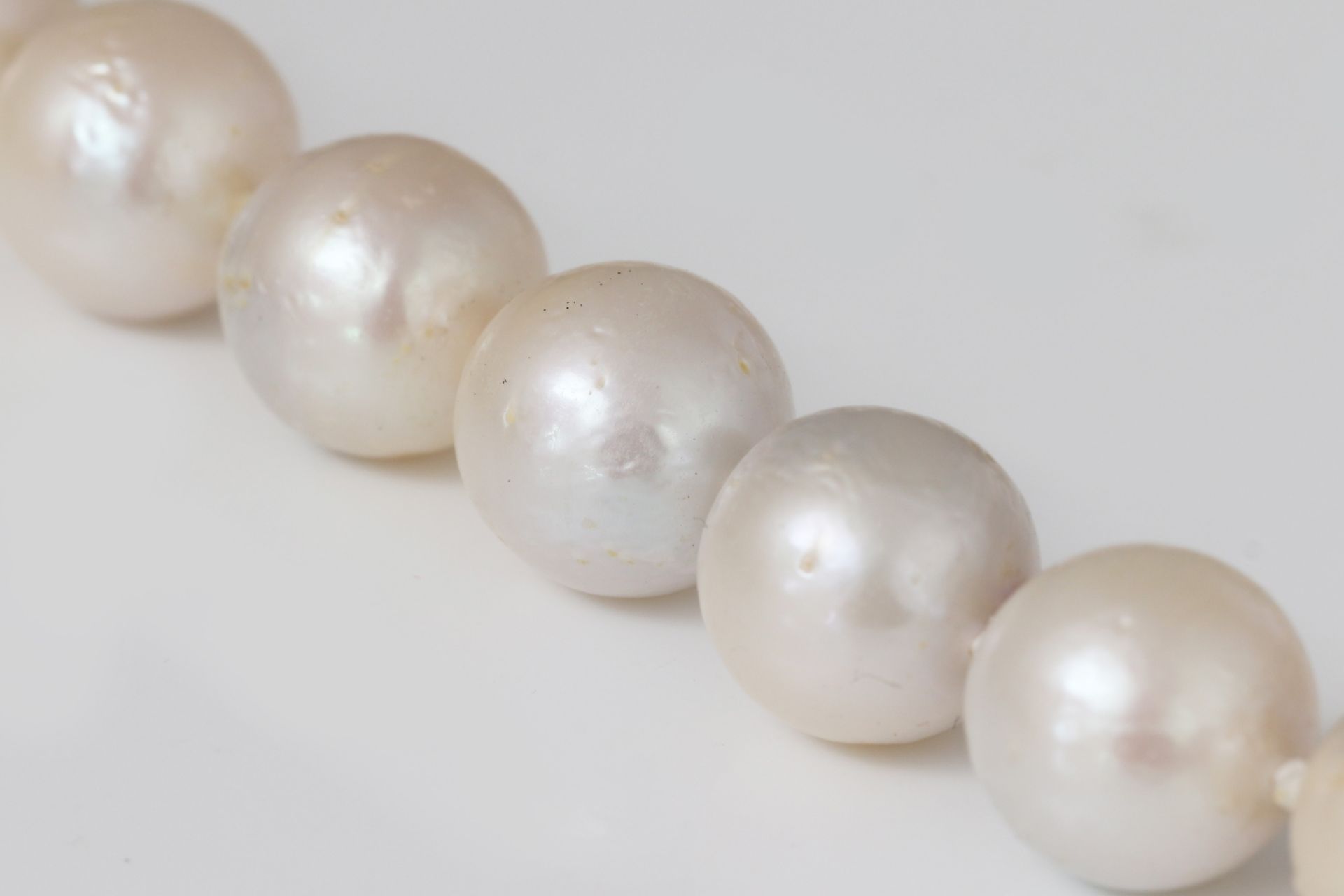 Perlenkette mit Goldschließe - Image 3 of 3