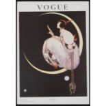 VOGUE Vintage Plakat nach einem Entwurf von GEORGE PLANK